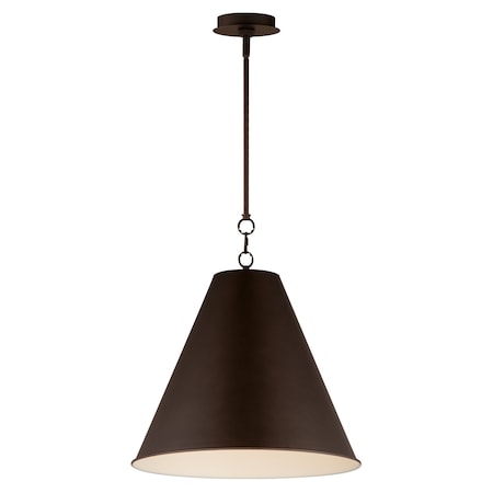 Maxim Lighting Veritas 18'' 1-Light Pendant, Chestnut Bronze 15164CHB